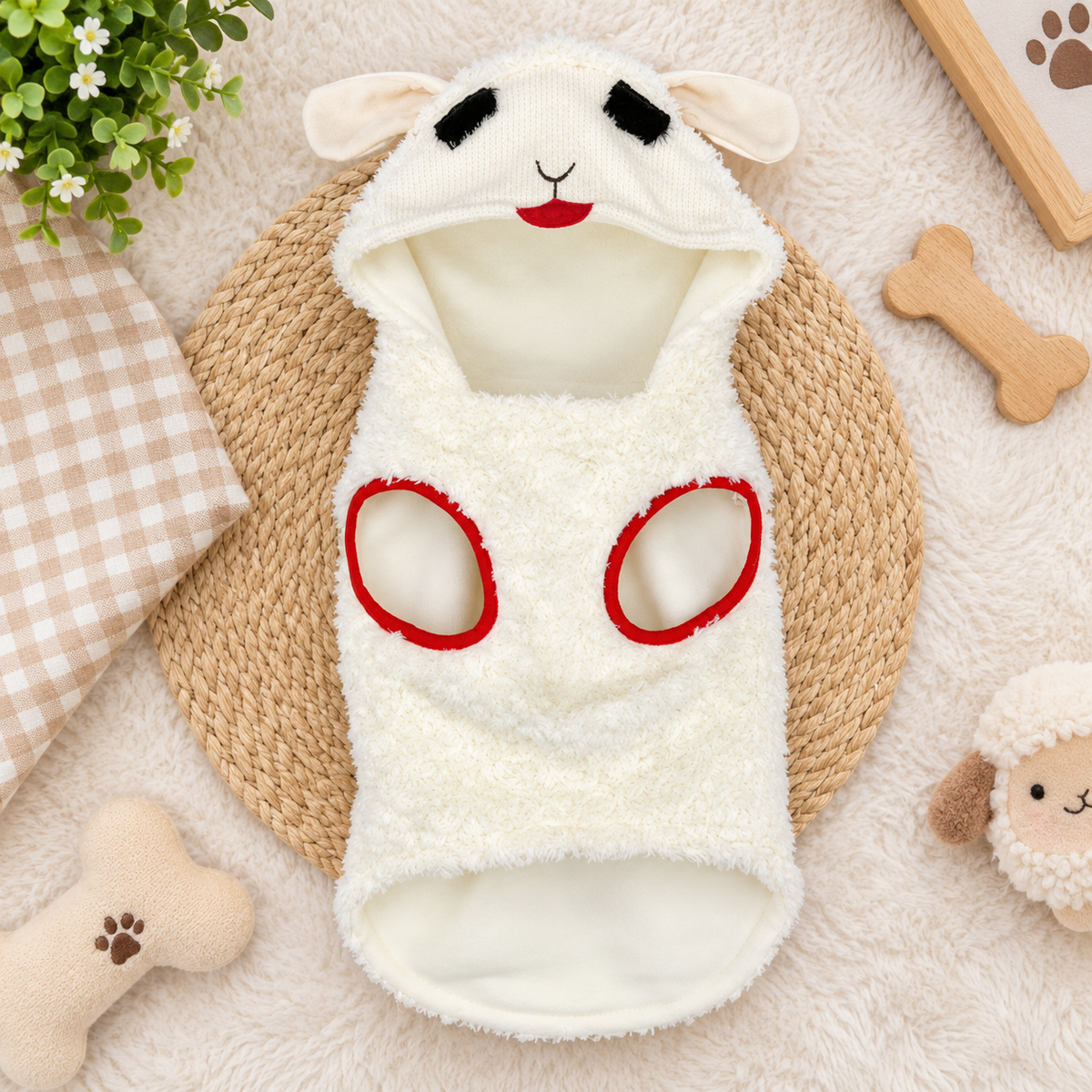 Cozy Lamb Dog Costume