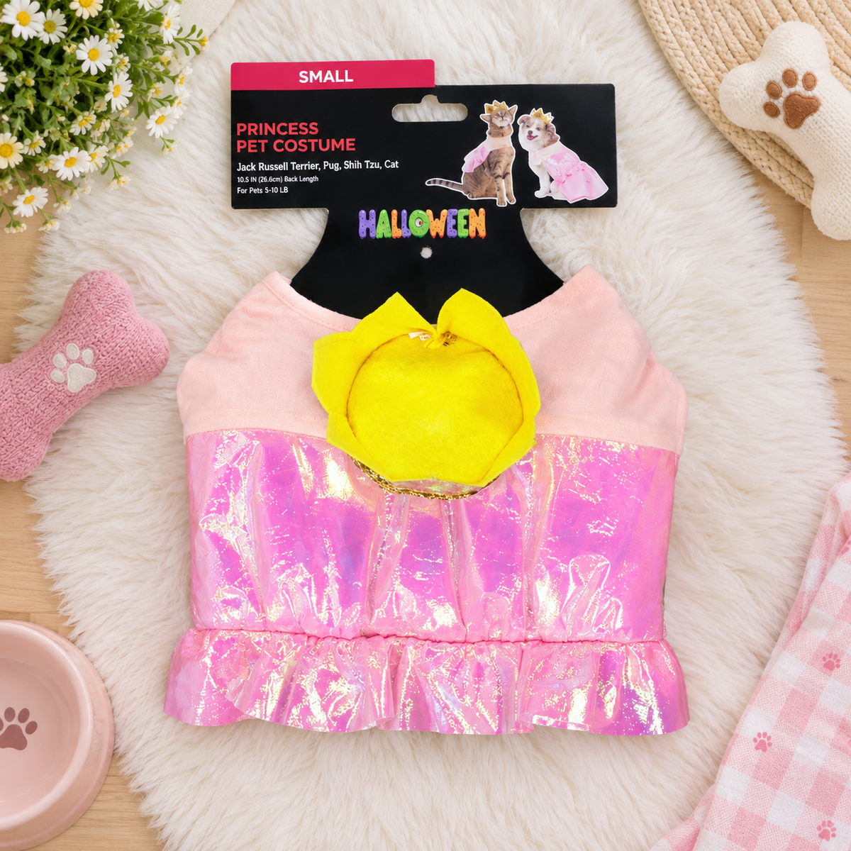 Pink Princess Dog Costume