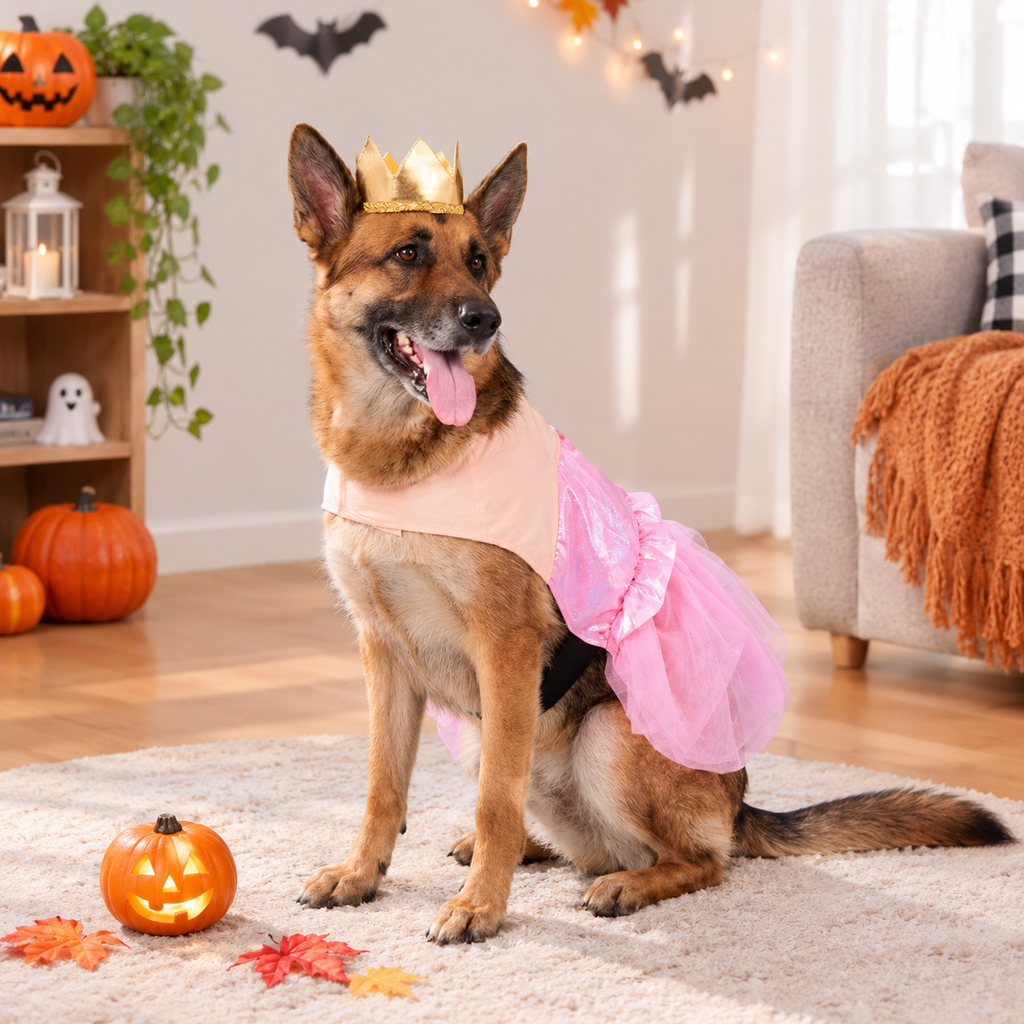 Pink Princess Dog Costume