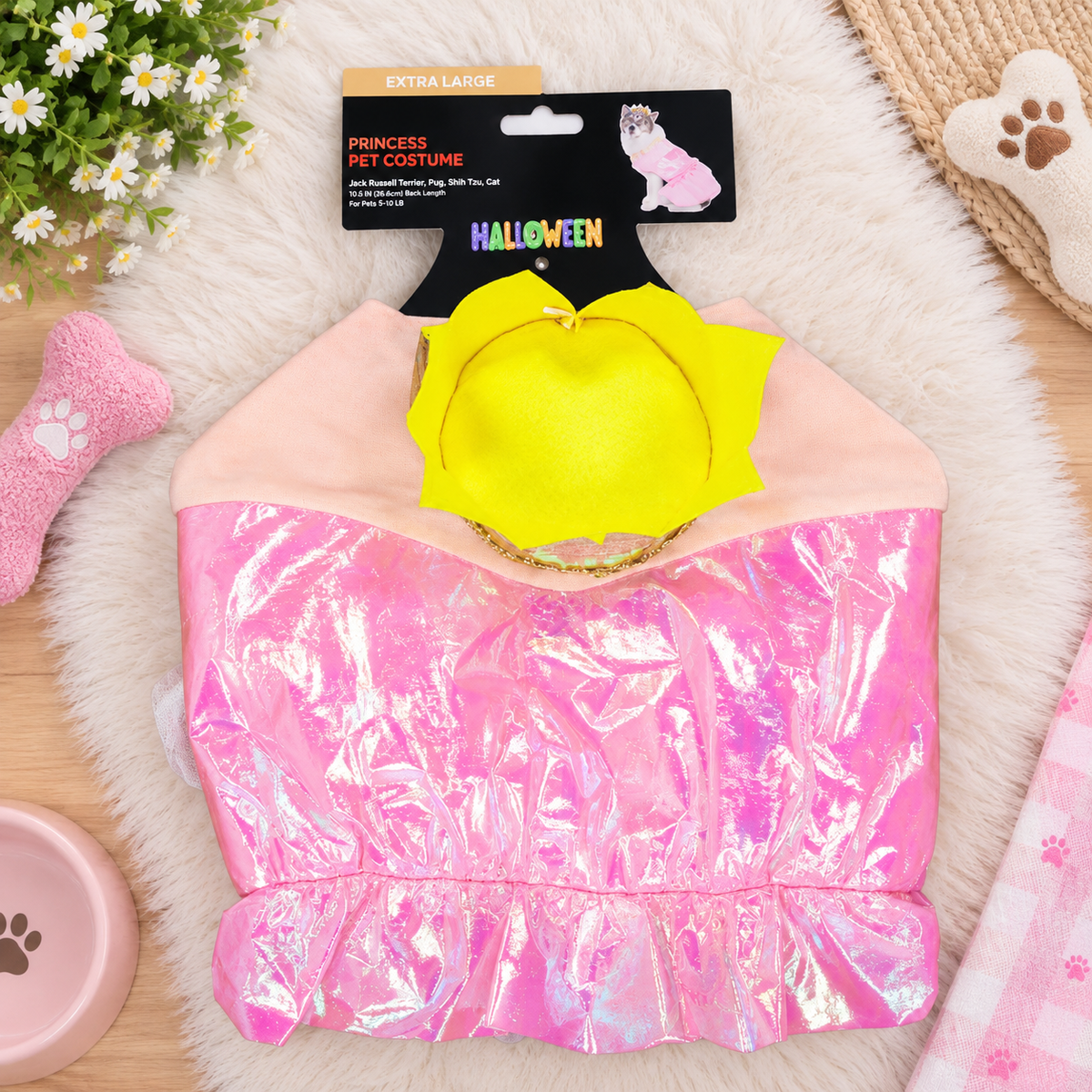 Pink Princess Dog Costume