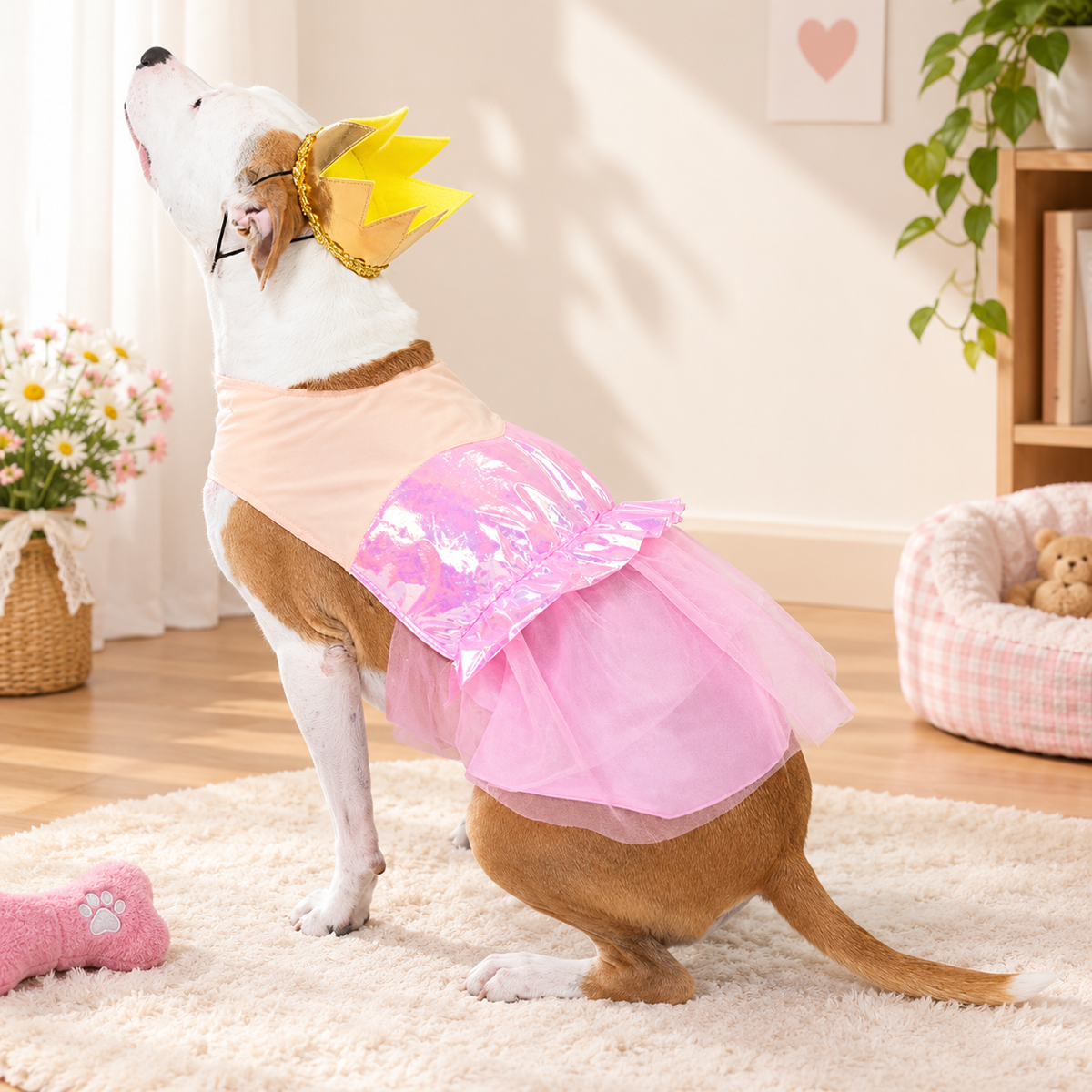 Pink Princess Dog Costume