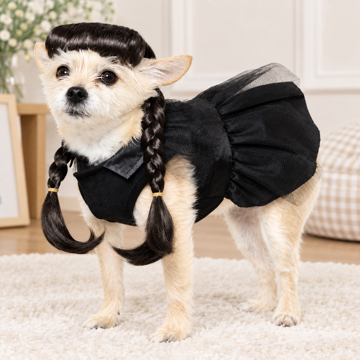 Gothic Girl Dog Costume