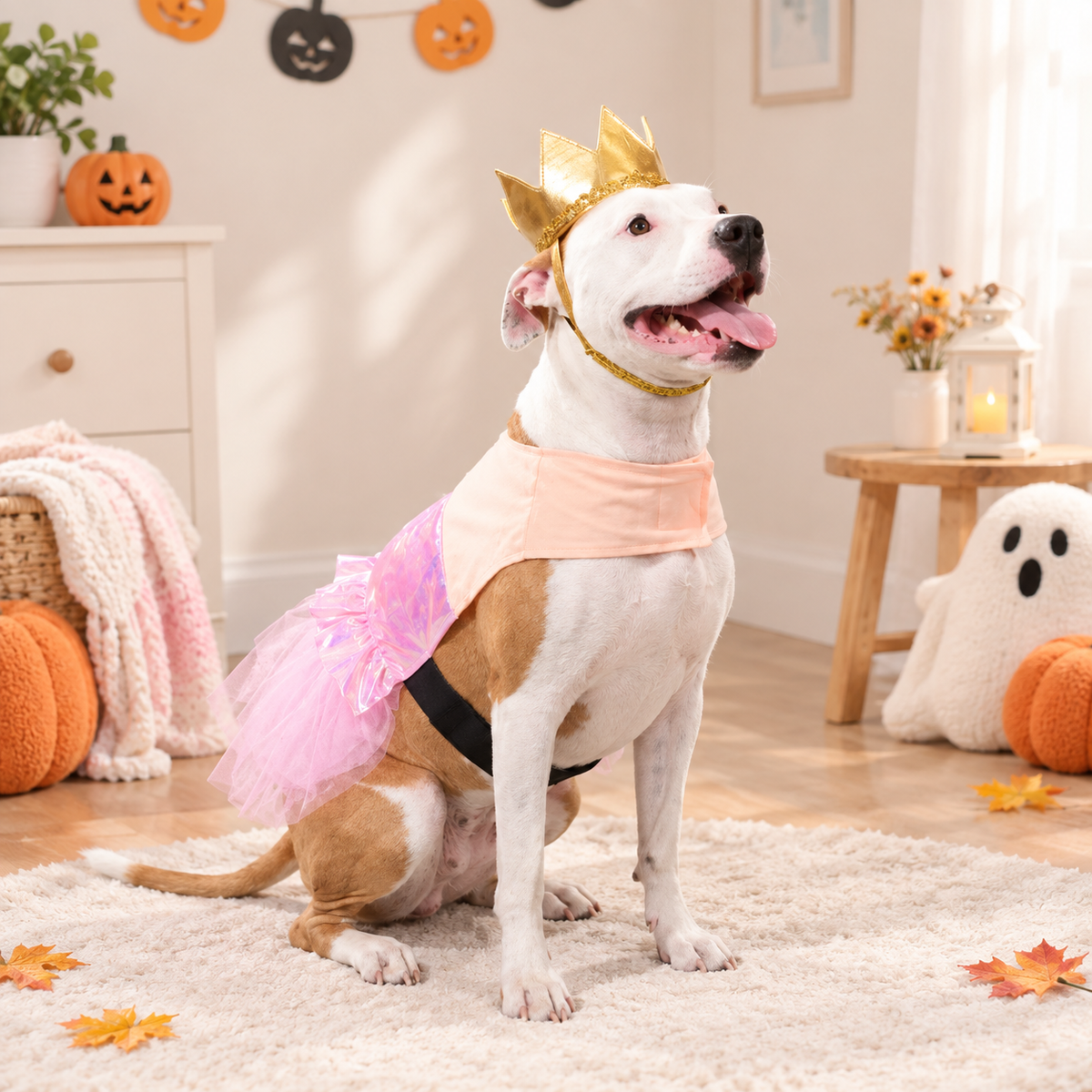 Pink Princess Dog Costume