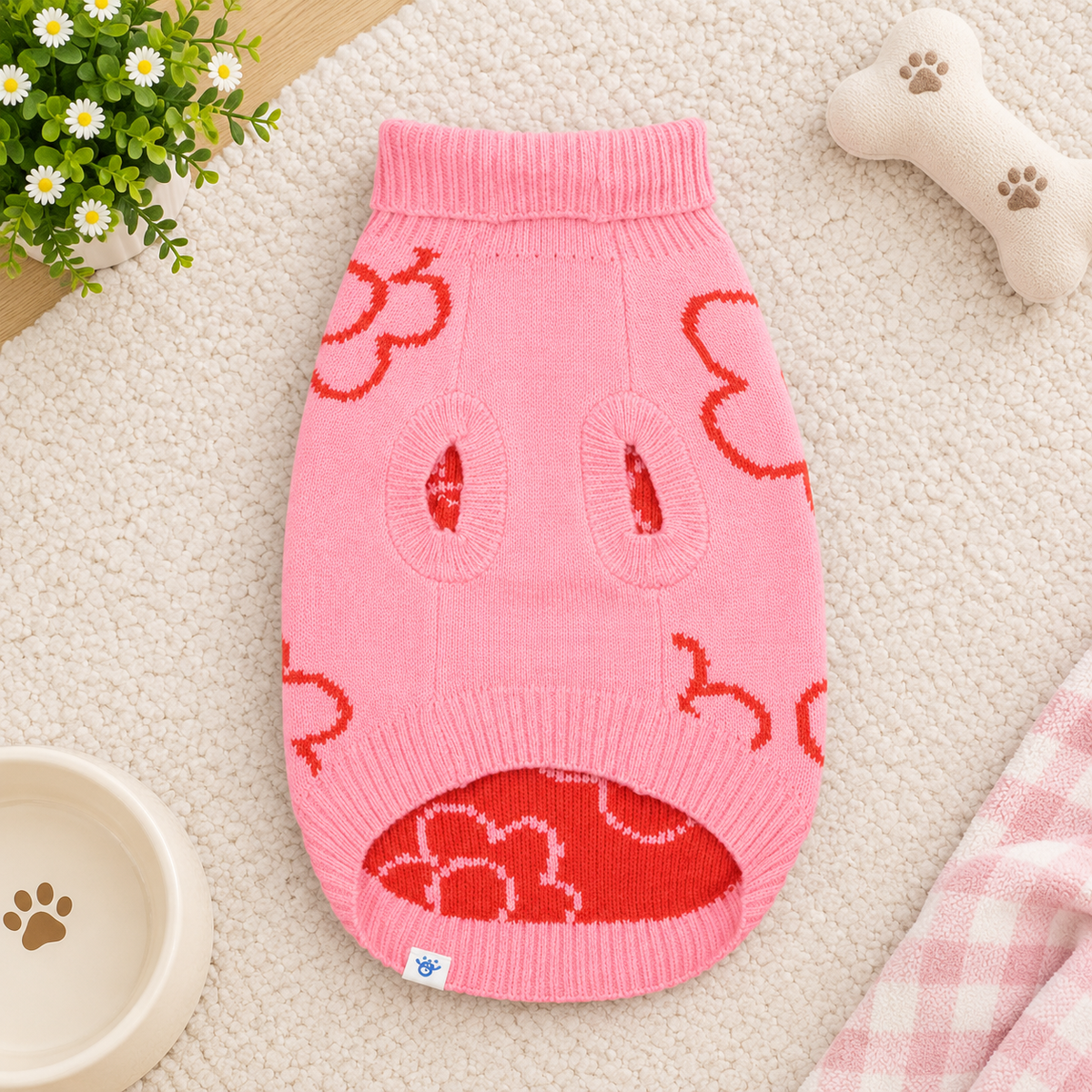Smiling Daisy Dog Sweater