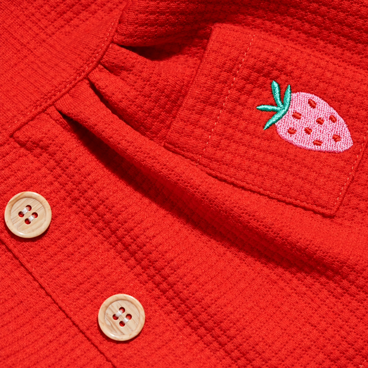 Strawberry Flutter Dog Dress