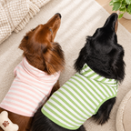 Striped Bubble Hem Dog Hoodie