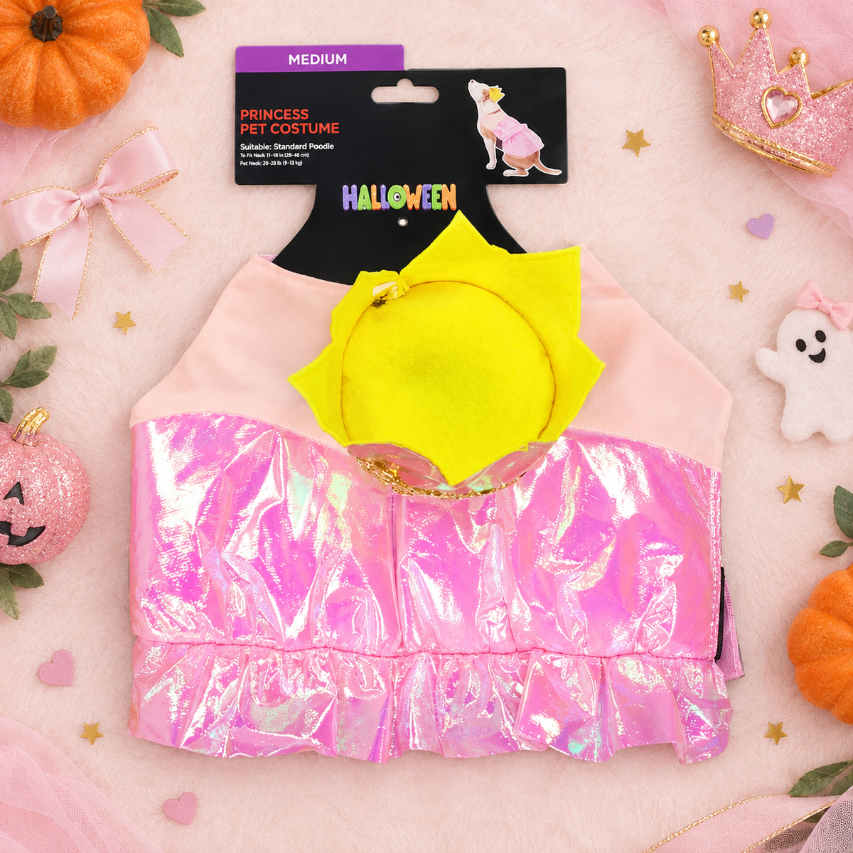 Pink Princess Dog Costume
