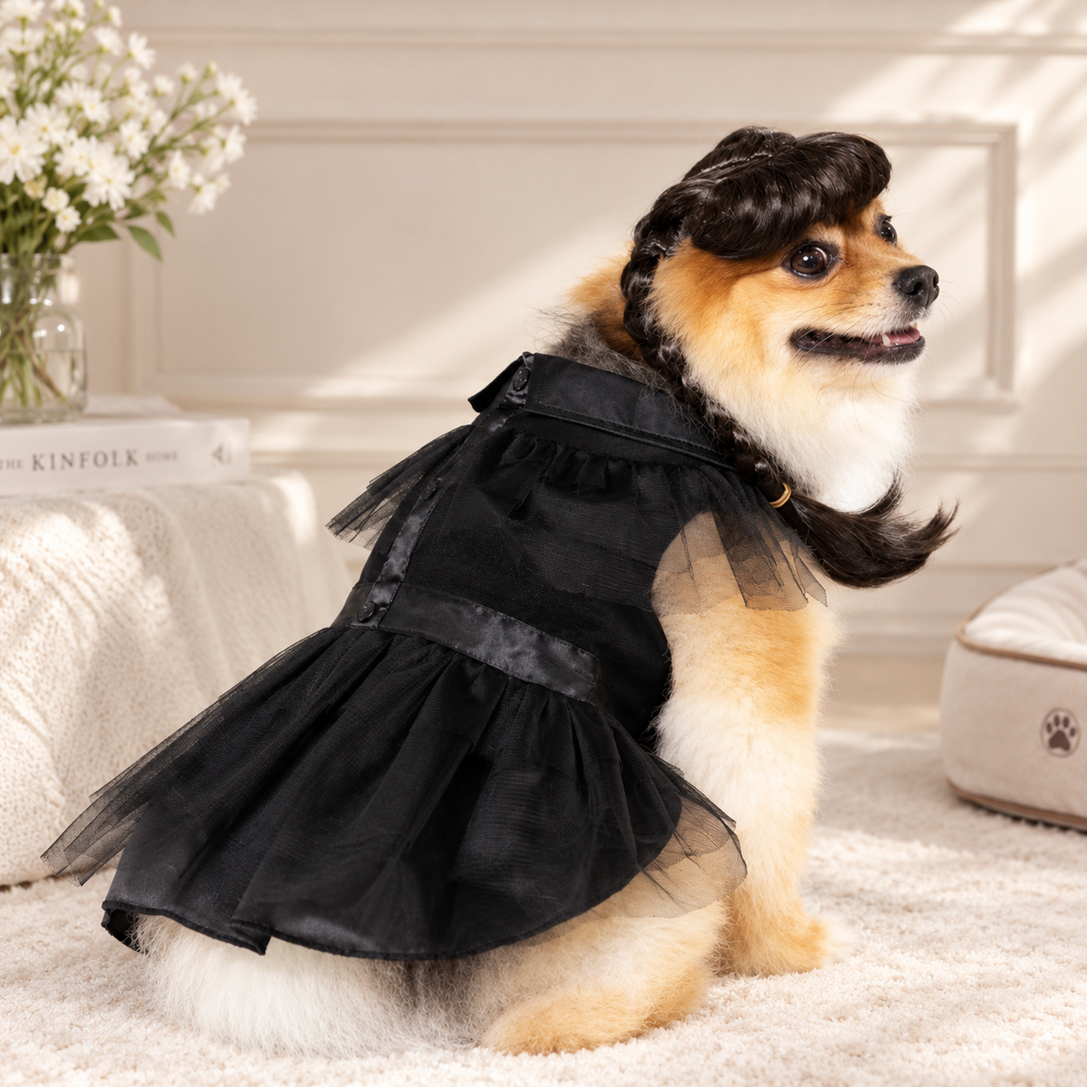 Gothic Girl Dog Costume