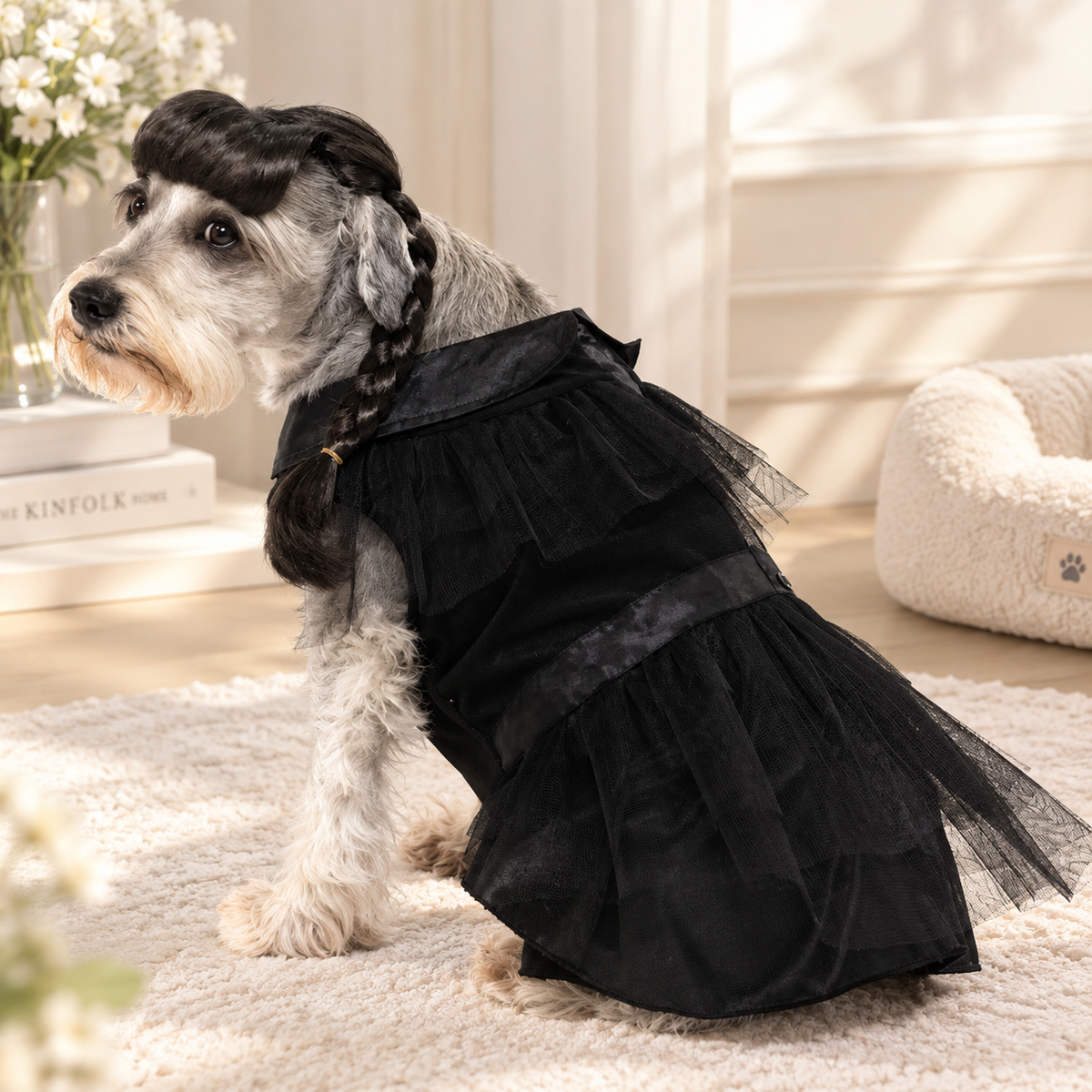 Gothic Girl Dog Costume